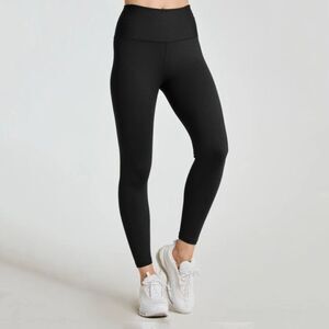YEAR Of‎ OURS  Legging Woman Ankle Black High Rise ribbed 7/8 leggings